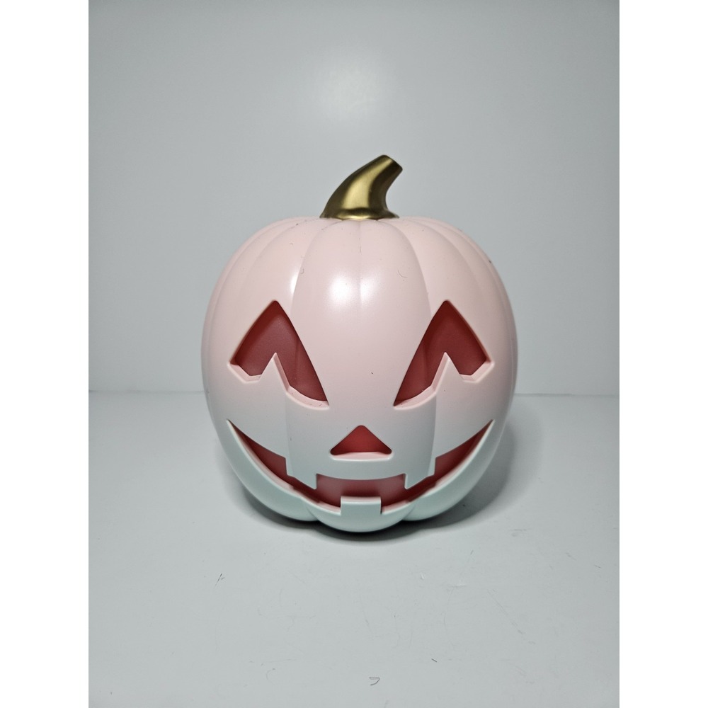 Target Bullseye Playground Pink Ombre Light Up Pumpkin Jack O Lantern Halloween